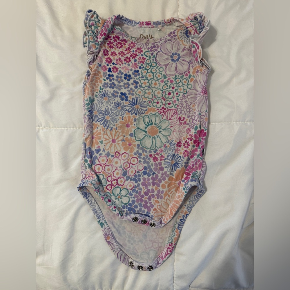 Little Sleepies Doodle Blooms Bodysuit